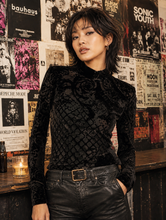 Load image into Gallery viewer, BALMAIN X H&amp;M Velvet Top
