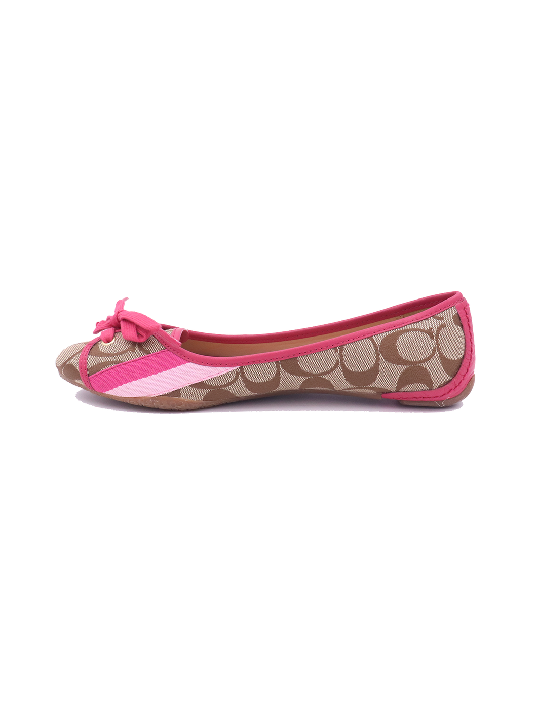 COACH Janelle Pink Ballet Flats