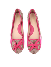 Load image into Gallery viewer, COACH Janelle Pink Ballet Flats
