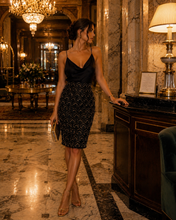 Load image into Gallery viewer, CO. Printed Knee Length Skirt
