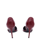 Load image into Gallery viewer, Celine Burgundy Leather Pointed Toe Pump
