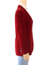 Load image into Gallery viewer, Faconnable Red Velvet Jacket Blazer
