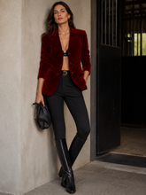 Load image into Gallery viewer, Faconnable Red Velvet Jacket Blazer
