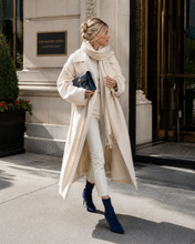 Load image into Gallery viewer, Gianvito Rossi Suede Ankle Sock Boots (Navy Blue)
