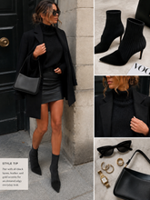 Load image into Gallery viewer, Gianvito Rossi Katie Suede Ankle Sock Boots (Black)

