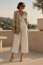 Load image into Gallery viewer, Givenchy Strap Leather Open Toe Heels (Beige)
