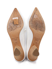 Load image into Gallery viewer, Brooke&#39;s Derek Lam Nova White Lace-up Mules
