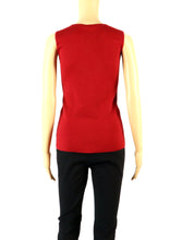 Load image into Gallery viewer, Akris Red Knit Blouse
