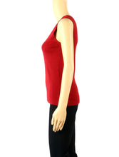 Load image into Gallery viewer, Akris Red Knit Blouse
