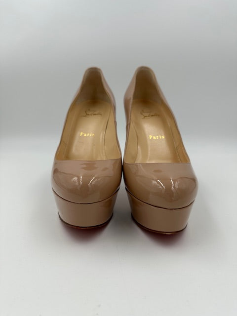 Christian Louboutin Bianca Platform Pumps (Nude)