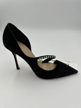 Load image into Gallery viewer, Christian Dior Suede D&#39;Orsay Pumps (Black)
