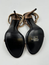 Load image into Gallery viewer, Tom Ford Rose Gold Python High Heel Sandal
