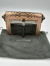 Load image into Gallery viewer, Tom Ford Natalia Bronze Metallic Python Handbag
