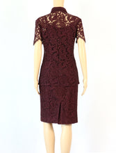 Load image into Gallery viewer, Burberry Lace Pencil Skirt and Button Down Top Set
