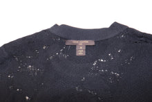 Load image into Gallery viewer, Louis Vuitton Laced Blouse Leather Trim (Black)
