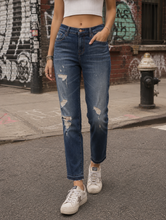 Load image into Gallery viewer, J Brand Straight Crop Distressed Jeans
