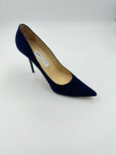 Load image into Gallery viewer, Jimmy Choo Suede Pumps (Navy Blue)

