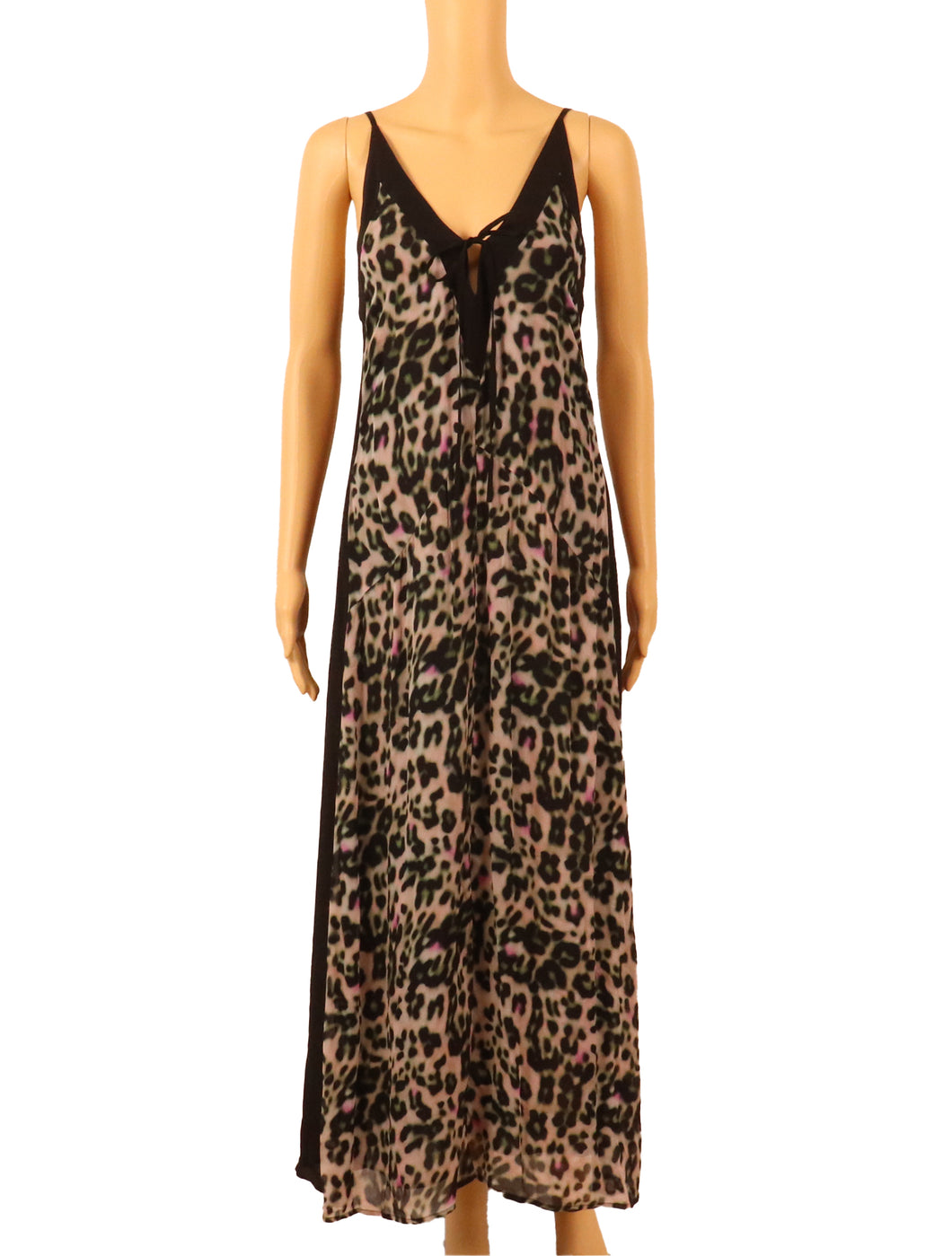 LALA Berlin Leopard Print Maxi Dress