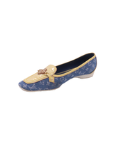 Load image into Gallery viewer, LOUIS VUITTON Denim Monogram LV Loafers
