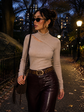 Load image into Gallery viewer, L'AGENCE Turtleneck Long Sleeve Top
