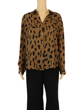 Load image into Gallery viewer, L&#39;AGENCE Silk Printed Long Sleeve Blouse
