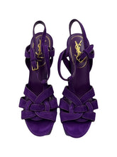 Load image into Gallery viewer, Yves Saint Laurent Purple Suede T-Strap Pumps
