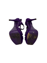 Load image into Gallery viewer, Yves Saint Laurent Purple Suede T-Strap Pumps
