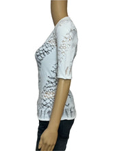 Load image into Gallery viewer, Louis Vuitton Lace Top (White)
