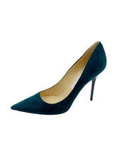 Load image into Gallery viewer, Jimmy Choo Suede Pumps (Teal)
