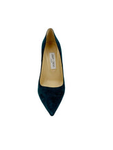 Load image into Gallery viewer, Jimmy Choo Suede Pumps (Teal)
