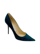 Load image into Gallery viewer, Jimmy Choo Suede Pumps (Teal)
