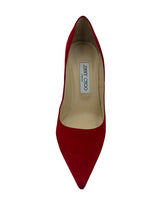 Load image into Gallery viewer, Jimmy Choo Suede Pumps (Red)

