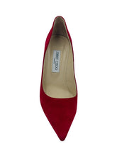 Load image into Gallery viewer, Jimmy Choo Suede Pumps (Red)
