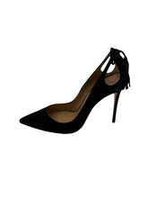 Load image into Gallery viewer, Aquazzura Suede Pumps (Black)
