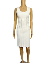 Load image into Gallery viewer, Alaïa Scoop Neck Mini Dress (White)
