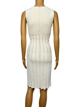 Load image into Gallery viewer, Alaïa Scoop Neck Mini Dress (White)
