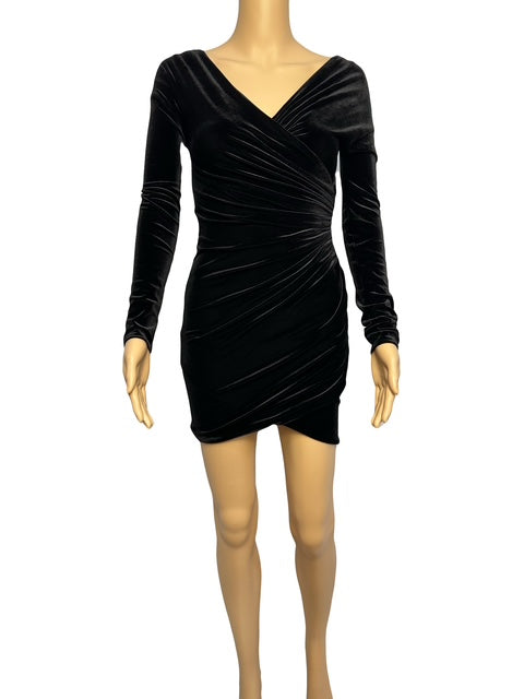 Alexandre Vauthier Velour Velvet Dress