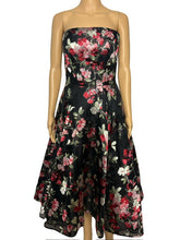 Load image into Gallery viewer, Alexander McQueen Floral Print Strapless Dress
