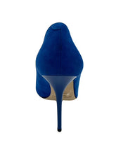 Load image into Gallery viewer, Jimmy Choo Electric Blue Suede Pumps

