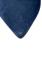 Load image into Gallery viewer, Gianvito Rossi Suede Ankle Sock Boots (Navy Blue)
