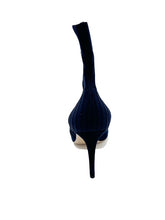 Load image into Gallery viewer, Gianvito Rossi Suede Ankle Sock Boots (Navy Blue)
