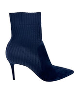 Load image into Gallery viewer, Gianvito Rossi Suede Ankle Sock Boots (Navy Blue)
