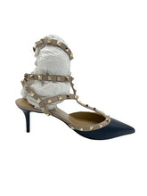 Load image into Gallery viewer, Valentino Garavani Rockstud Pumps (Navy)

