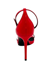 Load image into Gallery viewer, Yves Saint Laurent Neon Pink Strappy Sandal
