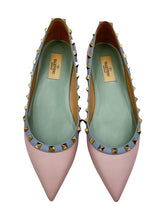 Load image into Gallery viewer, Valentino Garavani Lizard Ballet Flats (Pink)
