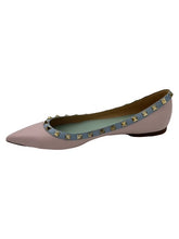 Load image into Gallery viewer, Valentino Garavani Lizard Ballet Flats (Pink)
