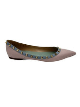 Load image into Gallery viewer, Valentino Garavani Lizard Ballet Flats (Pink)
