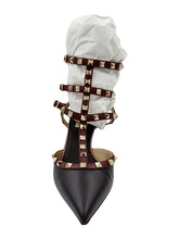 Load image into Gallery viewer, Valentino Garavani Plum Rockstud Pumps
