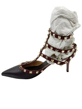 Load image into Gallery viewer, Valentino Garavani Plum Rockstud Pumps
