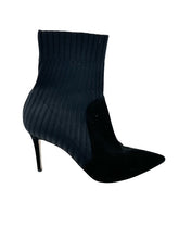 Load image into Gallery viewer, Gianvito Rossi Katie Suede Ankle Sock Boots (Black)

